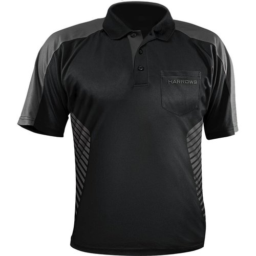 Harrows Harrows Vivid Dartshirt Black & Grey - Dart Trøjer