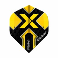 Winmau Prism Alpha Black & Yellow Flights