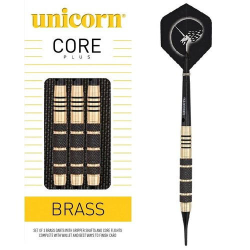 Unicorn Unicorn Brass - Core Plus Soft Tip Dartpile