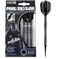 Phil Taylor Power 8ZERO Black Titanium S1 Soft Tip