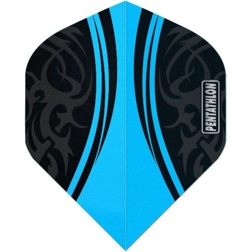 Pentathlon Pentathlon Tribal Light Blue - Dart Flights