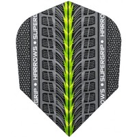 Harrows Supergrip Green Flights