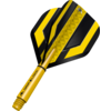 Mission Mission Temple NO2 Black & Yellow - Dart Flights