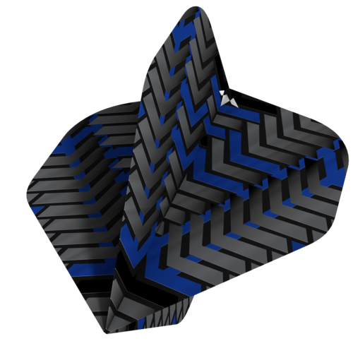 Mission Mission Vex NO2 Black & Blue - Dart Flights