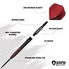 KOTO KOTO Kingfinity Black & Red 90% Dartpile