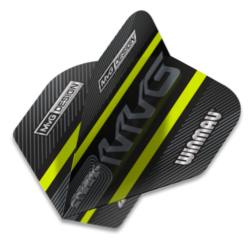 Winmau Winmau Prism Alpha Black MVG Green - Dart Flights