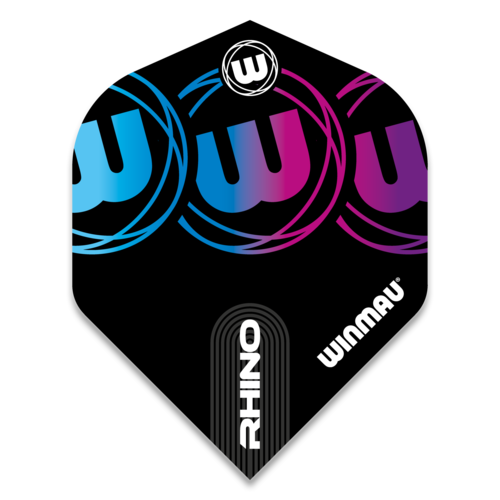 Winmau Winmau Rhino Extra Thick Logo Gradient Blue V2 - Dart Flights