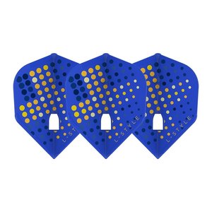 L-Style Champagne L3 Shape Daniel Larsson V1 Blue - Dart Flights