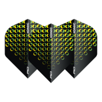Red Dragon Hardcore Ionic Circles Yellow Flights
