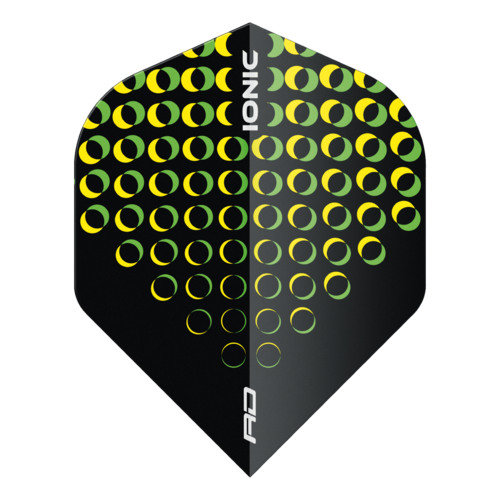 Red Dragon Red Dragon Hardcore Ionic Circles Yellow - Dart Flights