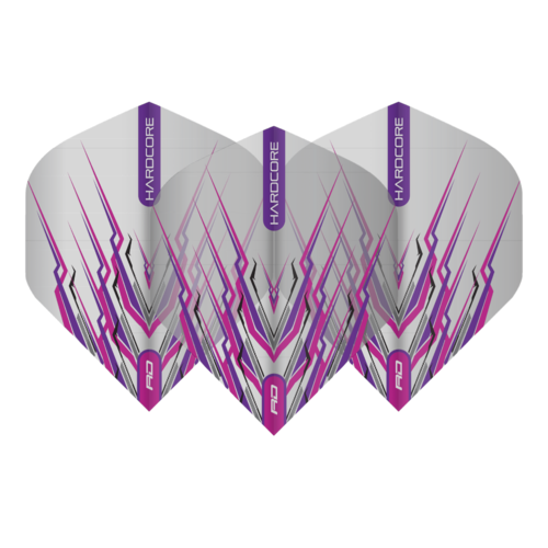 Red Dragon Red Dragon Peter Wright Hardcore Mohawk Purple - Dart Flights