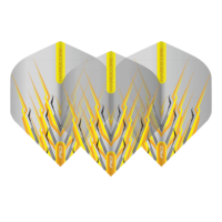 Red Dragon Peter Wright Hardcore Mohawk Yellow - Dart Flights