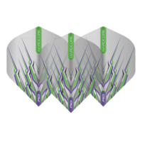 Red Dragon Peter Wright Hardcore Mohawk Purple/Green - Dart Flights