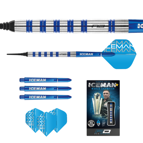 Red Dragon Red Dragon Gerwyn Price Iceman Challenger 80% Soft Tip Dartpile