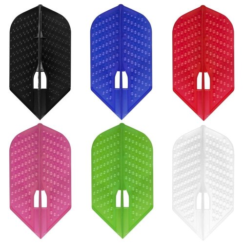 L-Style L-Style Champagne L6D Dimple Slim Pearl White - Dart Flights