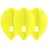 L-Style Champagne L2 Teardrop Yellow - Dart Flights