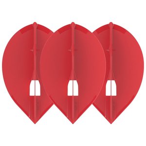 L-Style Champagne L2 Teardrop Red - Dart Flights