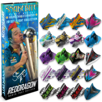 Red Dragon Peter Wright Snakebite Double World Champion Collection Flights