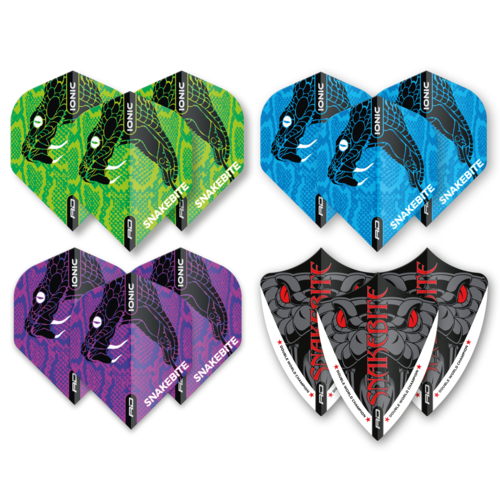 Red Dragon Red Dragon Peter Wright Snakebite Double World Champion Flight Collection - Dart Flights