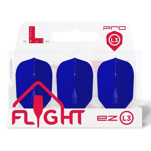 L-Style L-Style Champagne Flight EZ L3 Shape Blue - Dart Flights