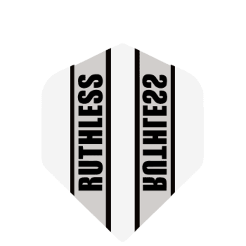 Ruthless Ruthless Transparent White - Dart Flights