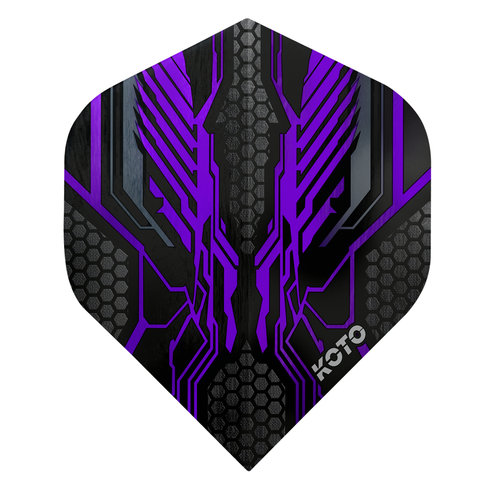 KOTO KOTO ZIZ-Matrix NO2 Purple - Dart Flights