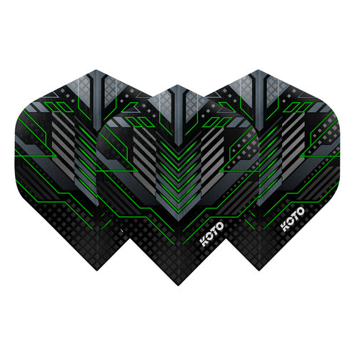 KOTO KOTO ZIZ-Matrix NO2 Green - Dart Flights