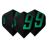 KOTO 9 Edition Metallic NO2 Black & Jade Flights