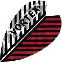 Harrows Vortex Feather Red/Silver Flights