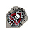 Harrows Dimplex Spades Skull - Dart Flights