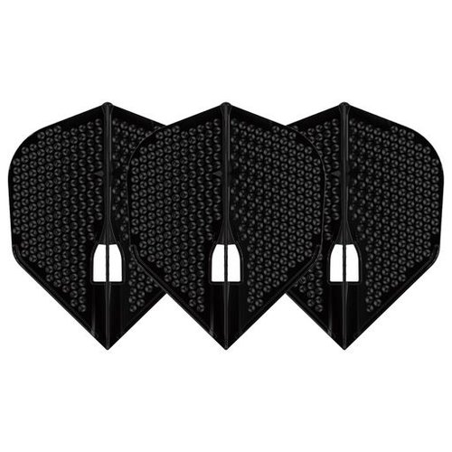 L-Style L-Style Champagne L3 Shape Dimple Black - Dart Flights