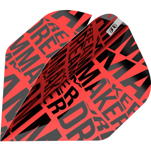 Target Target Dimitri van den Bergh Brass Pro Ultra NO2 Red - Dart Flights