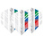 Winmau Prism Delta Extra Thick White & Multi V2 - Dart Flights