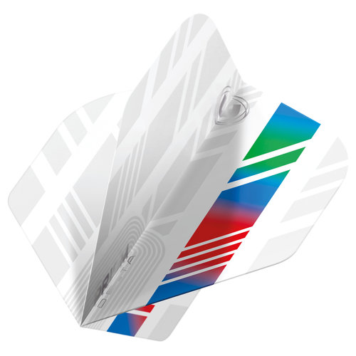 Winmau Winmau Prism Delta Extra Thick White & Multi V2 - Dart Flights