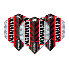 Winmau Prism Alpha Maverick Black & Red Flights