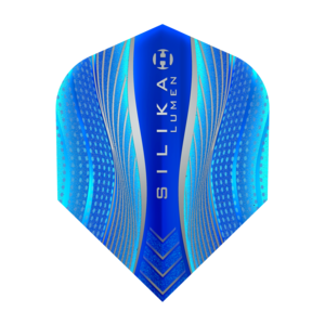 Harrows Silika Lumen Round NO6 Blue Tough Crystalline Coated - Dart Flights
