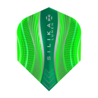 Harrows Silika Lumen Round NO6 Green Tough Crystalline Coated Flights