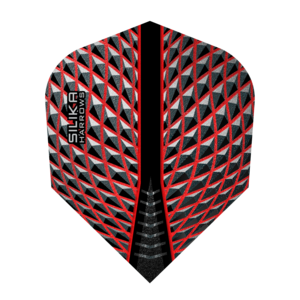 Harrows Silika Round NO6 Red Tough Crystalline Coated - Dart Flights