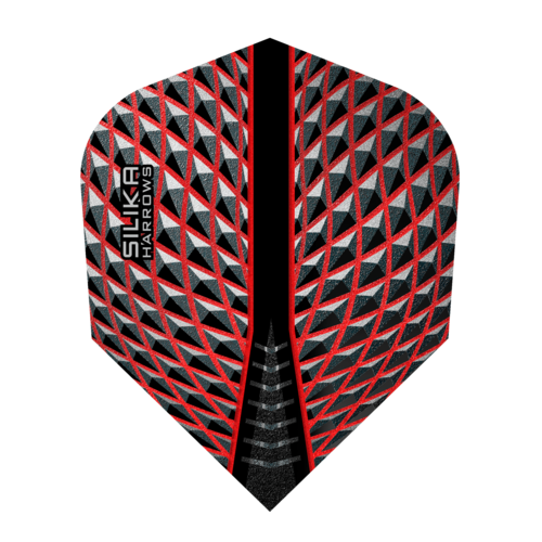 Harrows Harrows Silika Round NO6 Red Tough Crystalline Coated - Dart Flights