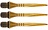 Unicorn Steel Dart Points Volute Converta Gold 27 mm