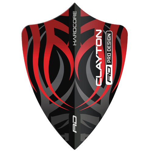 Red Dragon Red Dragon Jonny Clayton Hardcore Freestyle - Dart Flights