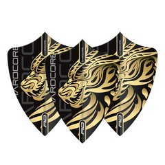 Red Dragon Jonny Clayton Hardcore Gold Dragon Freestyle - Dart Flights