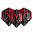 Red Dragon Jonny Clayton Hardcore Black & Red Tribal - Dart Flights