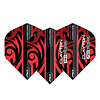 Red Dragon Red Dragon Jonny Clayton Hardcore Red & Black Tribal - Dart Flights