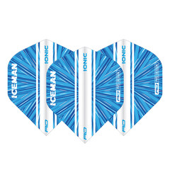 Red Dragon Gerwyn Price Hardcore Ionic Blue Burst - Dart Flights