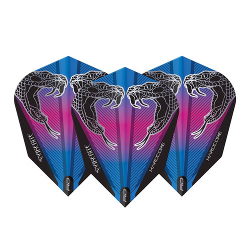 Red Dragon Red Dragon Peter Wright V-Standard Snake Black Transparent - Dart Flights