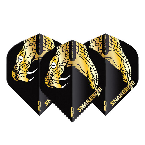 Red Dragon Red Dragon Peter Wright Hardcore Premium Snakebite Gold Snake - Dart Flights