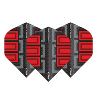 Red Dragon Hardcore Radical Black & Red Blocks Flights
