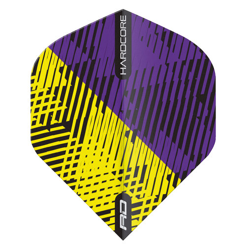 Red Dragon Red Dragon Hardcore Radical Purple and Yellow Fleck - Dart Flights