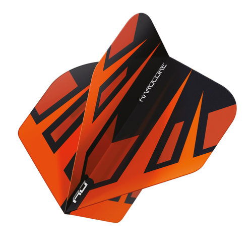 Red Dragon Red Dragon Hardcore Radical Orange & Black Fan - Dart Flights